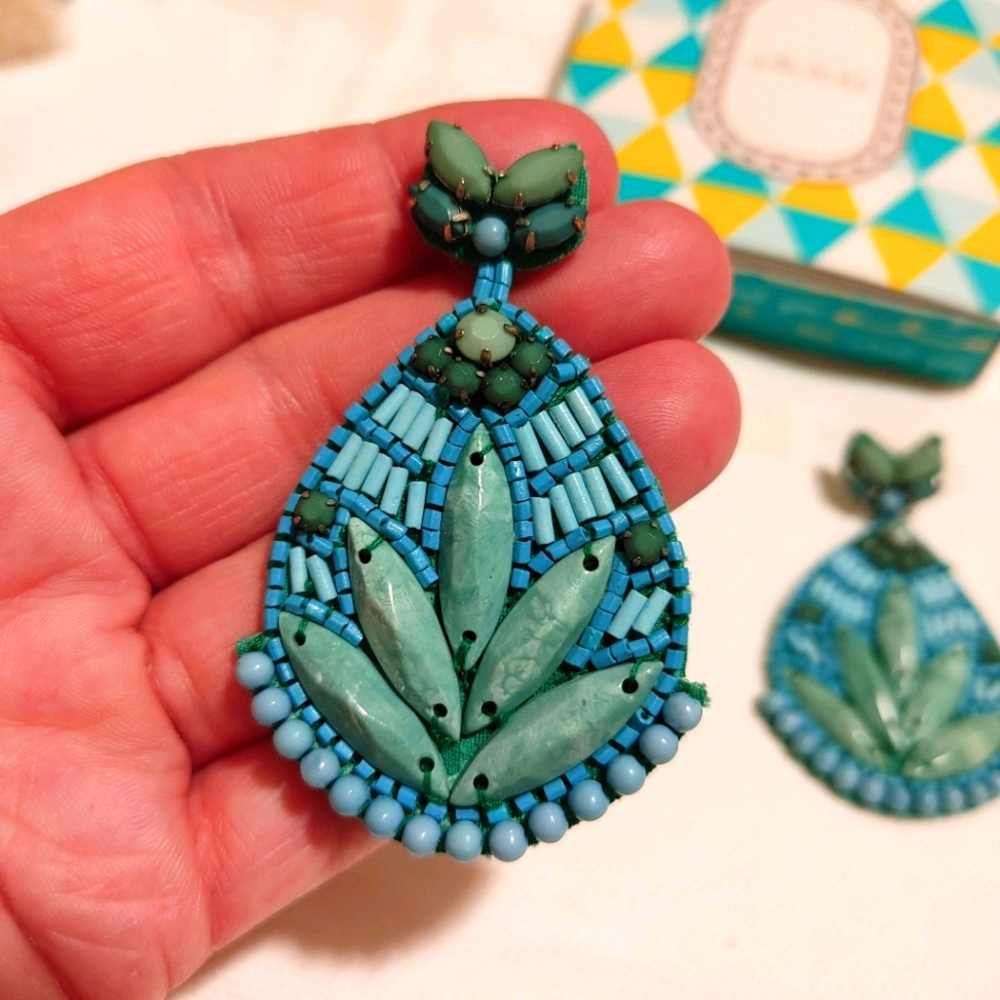 Never worn Stella and Dot Earrings